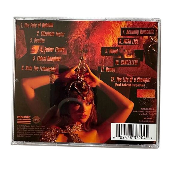 The Life of a Showgirl CD – Sweat and Vanilla Perfume Edition – New Unsealed - Picture 2 of 5